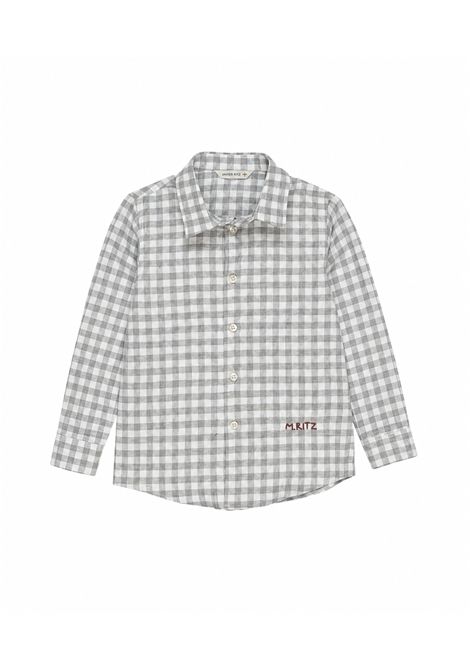 Camicia a quadretti MANUEL RITZ | MR4565GRIGIO